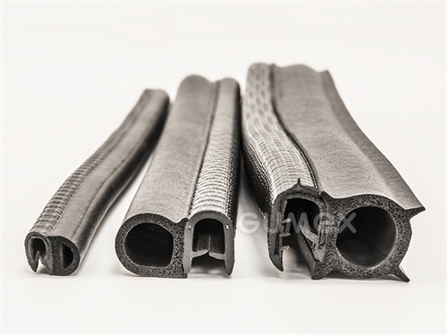 GUMMIPROFIL PIRELI U-FORM MIT SEITLICHER DICHTUNG - DICHTUNG MIT ARMIERUNG - PVC